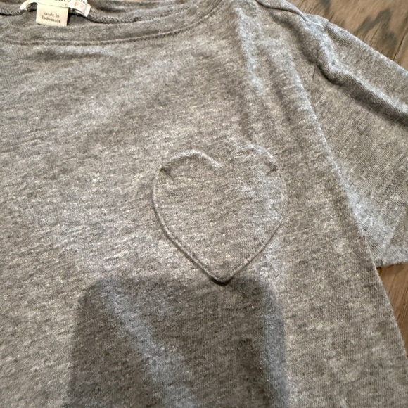 Crewcuts Gray Short Sleeve Tee with Heart - Picture 2 of 3